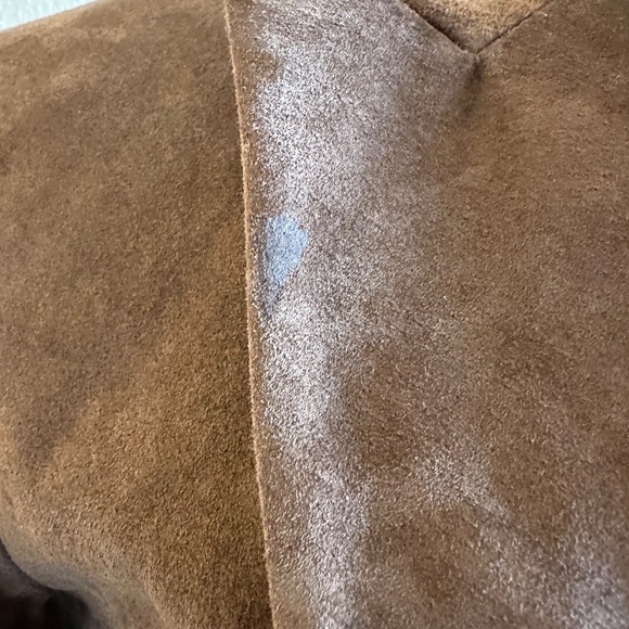 Ducie Aggie Suede Maxi Leather Coat SIZE XS - Picture 14 of 15